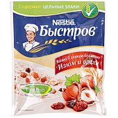 Каша Быстров Nestle 40г 5 злаков Изюм Орехи 