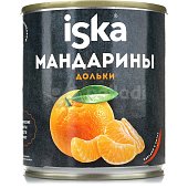 Мандарины дольки в легком сиропе ISKA 314мл 