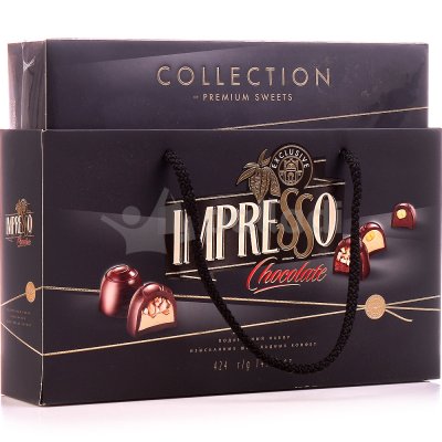 Конфеты IMPRESSO PREMIUM 424г (черный пакет)