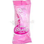 Станки одноразовые женские GILLETTE Blue-II 5шт