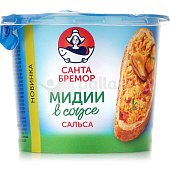 Паста Санта Бремор 150г Мидии в соусе сальса