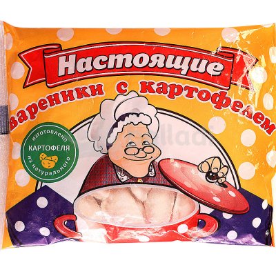 Вареники Бабушкины 400г с картофелем 1/24