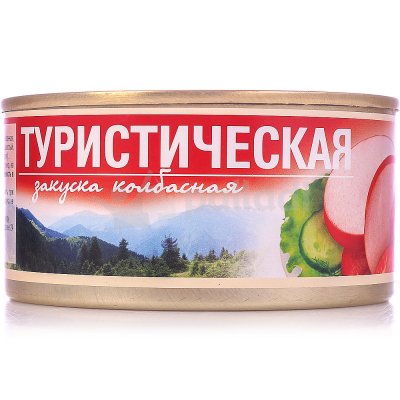 Закуcка Рузком колбасная туристическая ,325г ж/б 