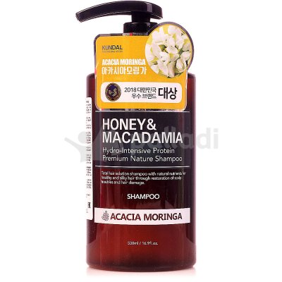 Шампунь для волос Kundal Honey & Macadamia Благоухающая акация бессульфатный 500мл