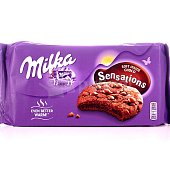 Печенье Милка 156г Sensations soft темные*