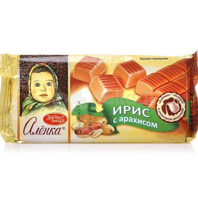 Ирис Аленка 100г с арахисом