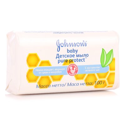 УД Мыло JOHNSON'S Baby с экстрактом зеленого чая 100г