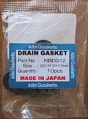 Прокладка под сливную пробку масляного поддона Kibi Gaskets (1.7 х 14.2 х 22 mm) упаковка 10шт
          Артикул: KIBIDG14
