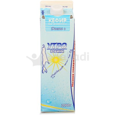 Кефир Утро Родины обезжиренный 1л т/п Диета +