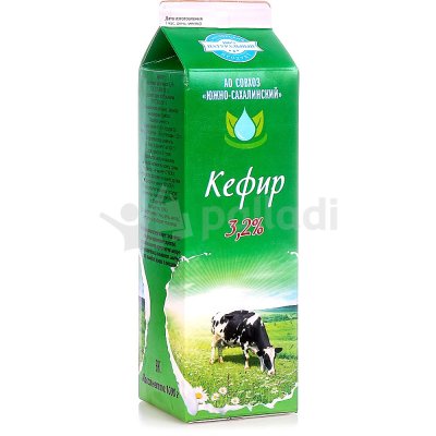 Кефир 3,2% 1л совхоз Южно-Сахалинский 