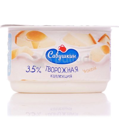 Творожок воздушный Савушкин 100г 3,5% Чизкейк