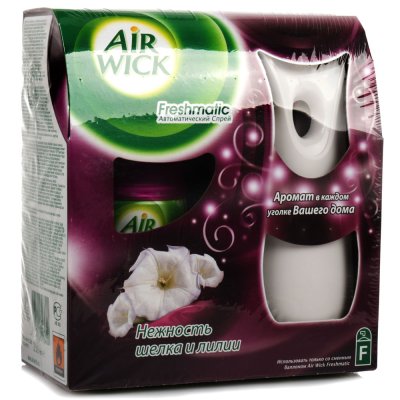 УД Освежитель воздуха Airwick Автомат Спрей Нежность шелка и лилии 250мл