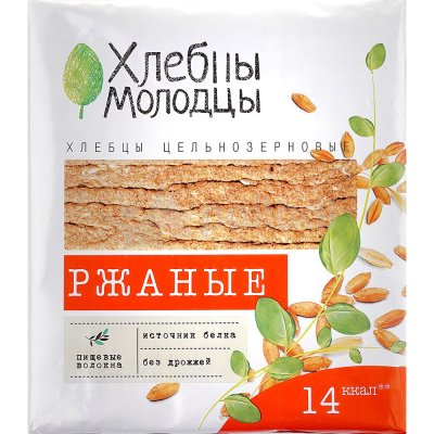 Хлебцы-Молодцы 100г ржаные