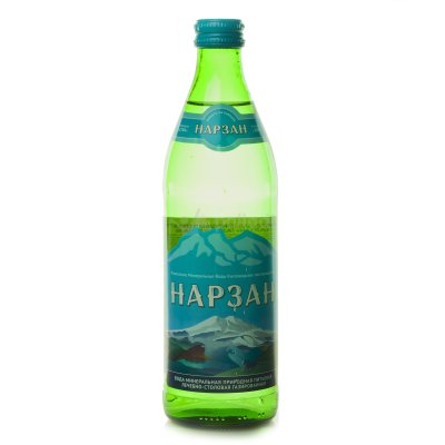Минеральная вода Нарзан 0,45л ст/б газированная
