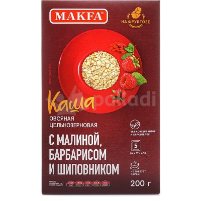 Каша Макфа овсяная 5/40г малина/барбарис/шиповник