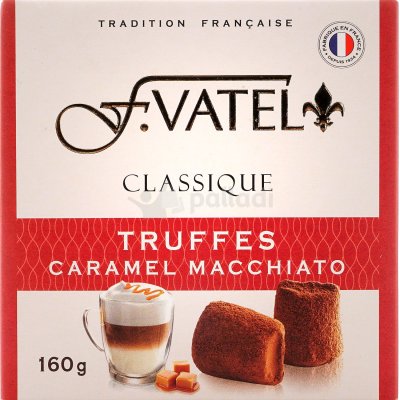 Конфеты F.Vatel 160г Трюфель карамель макиато