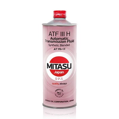 Жидкость для АКПП MITASU ATF IIIH п/синтетика 1л
          Артикул: MJ-321/1