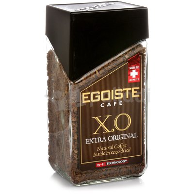 Кофе EGOISTE 100гр  X.O растворимый сублемированный