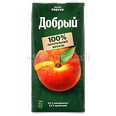 Сок Добрый 2л Яблоко/персик