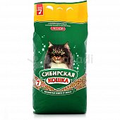 Наполнитель для кошачьих туалетов древесный Сибирская кошка Лесной 7л