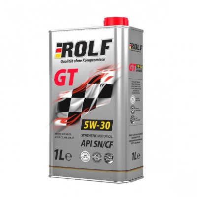 Масло моторное 5W30 SN/CF ROLF GT 1л синтетическое
          Артикул: 322233