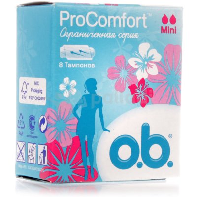 Тампоны O.B ProComfort Mini 8шт (1/12)