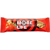 Батончик мюсли MORE LIFE 32г клубника