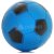 Игрушка для собак мяч футбольный с пищалкой 7см синий