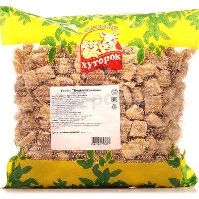 Щедрый хуторок Грибы Вешенки резаные 1кг 