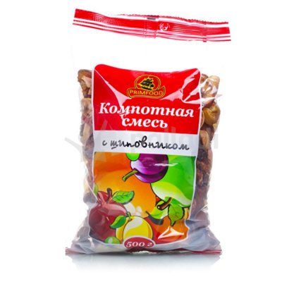 Компотная смесь Primfood 500г с шиповником