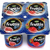 Йогурт Фруттис 5% инжир чернослив/малина земляника 115г Campina (упаковка 4шт)