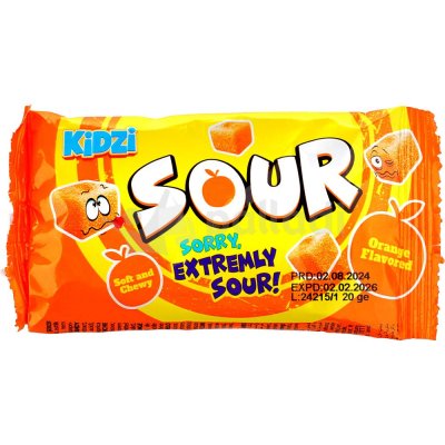 Мармелад жевательный SOUR kidzi со вкусом апельсина 20г