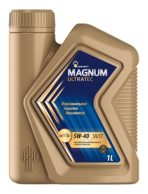 Масло моторное 5W40 SN/CF Rosneft Magnum Ultratec 1л синтетическое (завод АНХК)
          Артикул: 8728