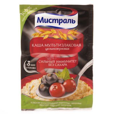 Каша Мистраль 40г мультизлаковая Сильный иммунитет