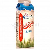 Молоко 2,5% 1л Совхоз Южно-Сахалинский *Социальный товар