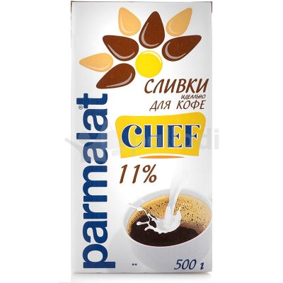 Сливки Пармалат для кофе 11% 500г т/п 1/12шт
