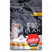 Корм для собак Purina Pro Plan для взрослых и средних собак 3кг курица
