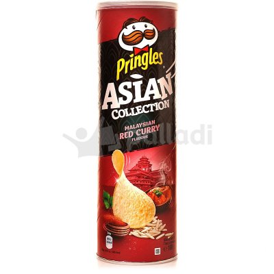 Чипсы Pringles 160г рисовые малазийский карри