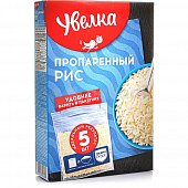 Крупа Увелка 5*80г Рис длиннозерный обработан паром  