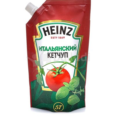 Кетчуп Heinz 320г итальянский дой/пак 