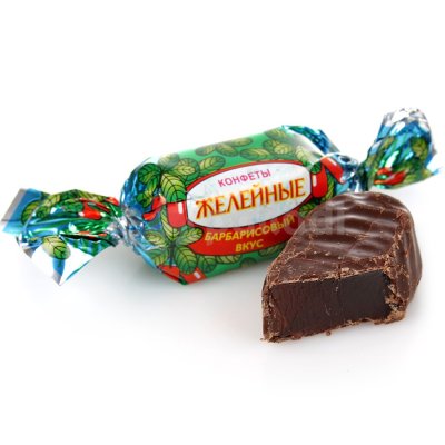 Конфеты Красный октябрь 250г Желейные Барбарис ВЕС