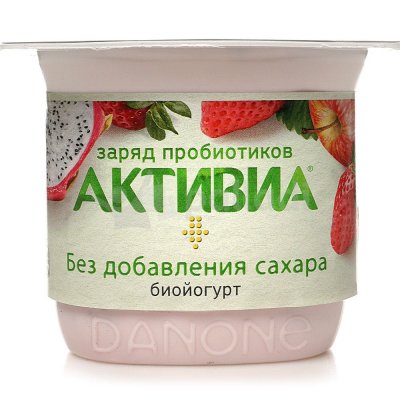 Йогурт Активия 150г клубника/яблоко/питахайя