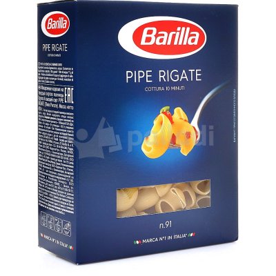 Макаронные изделия Barilla 450г Пипе Ригате № 91