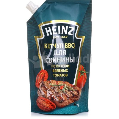 Кетчуп Heinz 350г для свинины со вкусом вяленых томатов дой/пак