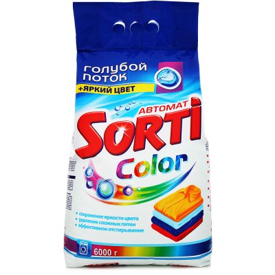 Стиральный порошок Sorti Color 6кг