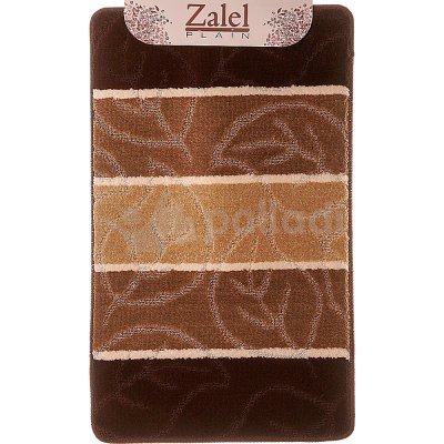 Коврик для ванной комнаты ZALEL SILVER 60*100см коричневый арт. Z0766