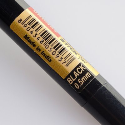 Ручка гелевая c манжетой 0,5мм Unimax Top Tek (черная) 