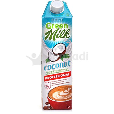 Напиток Green Milk кокосовый на соевой основе 1л