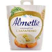 Сыр творожный Almette 150г с халапеньо