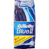 Станки одноразовые GILLETTE Blue-II 10шт